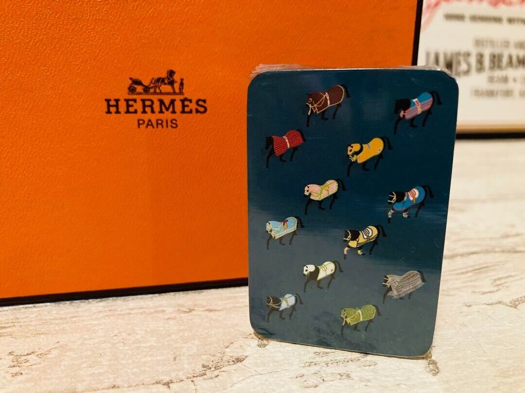 HERMES Playing Cards Poker Trump Game Authentic Horse Duc no box