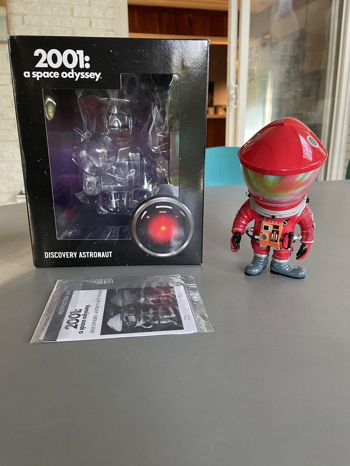 X-PLUS DEFO-REAL Deforeal DISCOVERY ASTRONAUT (RED) RARE - 2001 a Space Odyssey