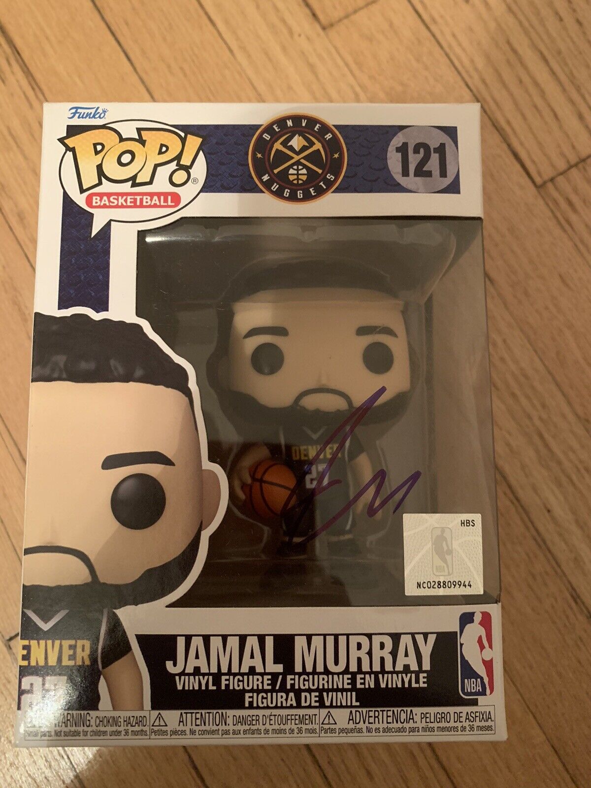 Jamal Murray Signed Autographed Funko Pop #121 PSA/DNA Authenticated Nuggets