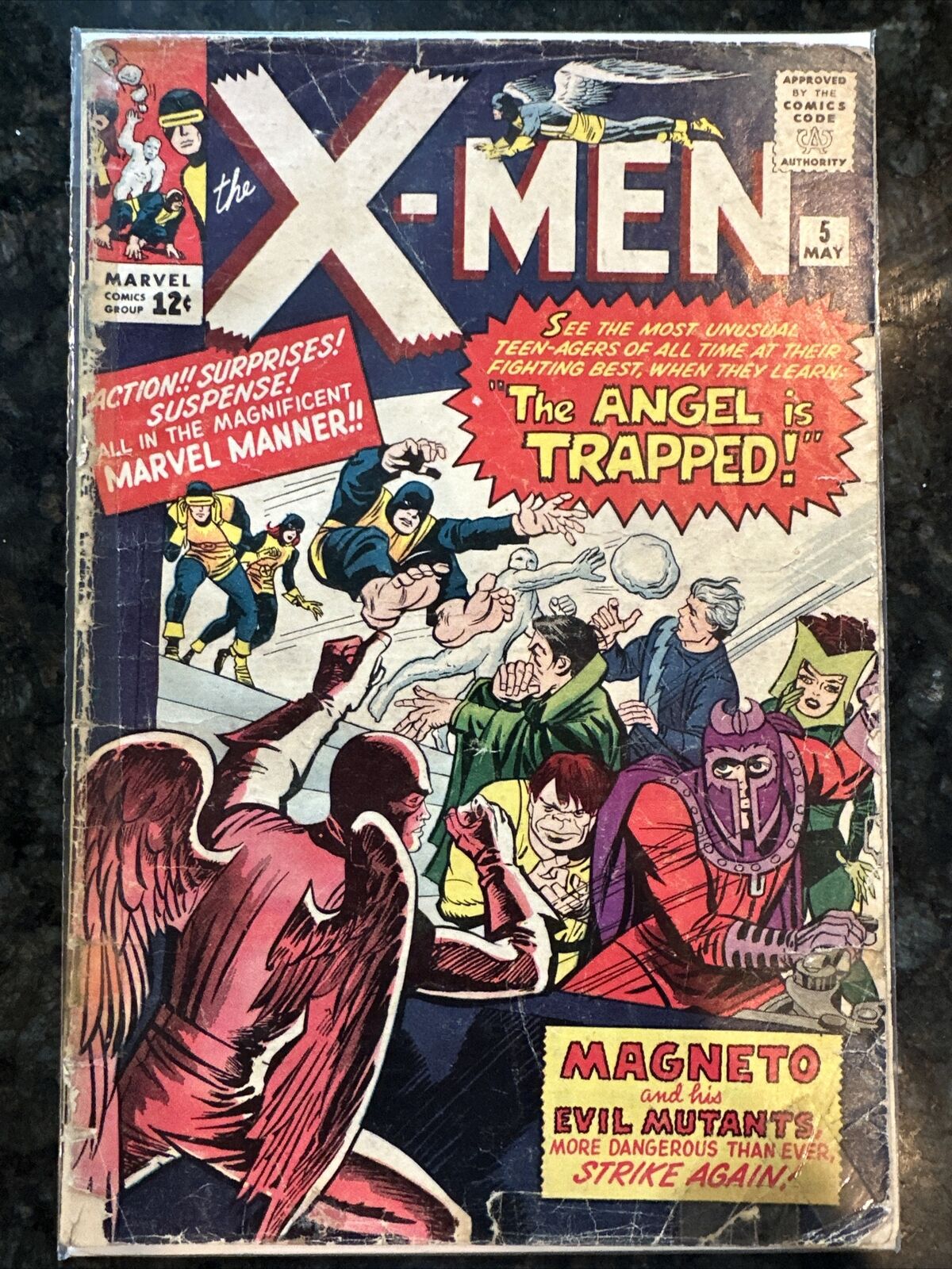 Uncanny X-Men #5 1964 Key Marvel Comic Book 2nd App. Scarlet Witch 3rd Magneto