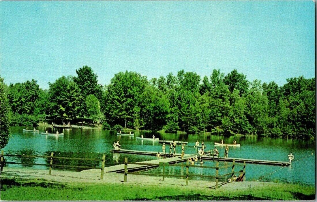 1950\'S. NEW JERSEY 4-H CAMP. STOKES FOREST, BRANCHVILLE, NJ POSTCARD DB24