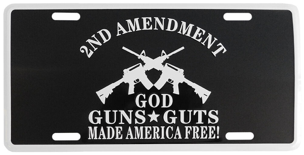 2nd Amendment God Guns Guts Made America Free 6