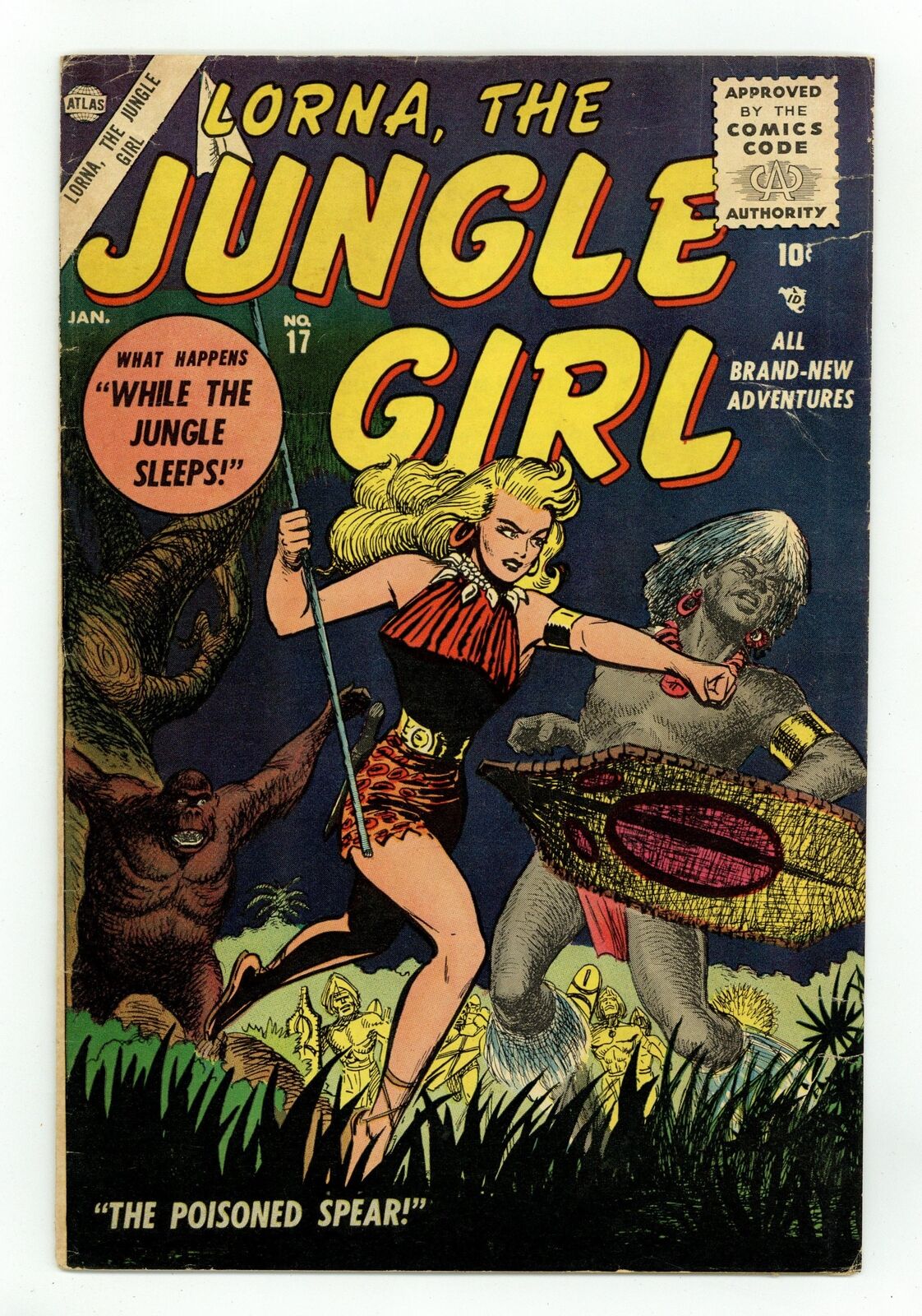 Lorna the Jungle Queen #17 FR/GD 1.5 1956