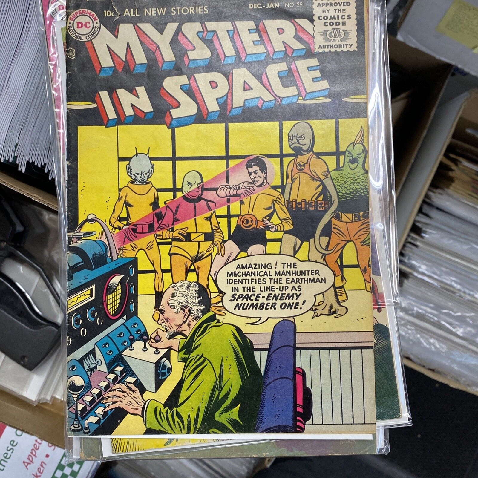 Mystery in Space #29 DC Comics 1955 Rare Golden Age