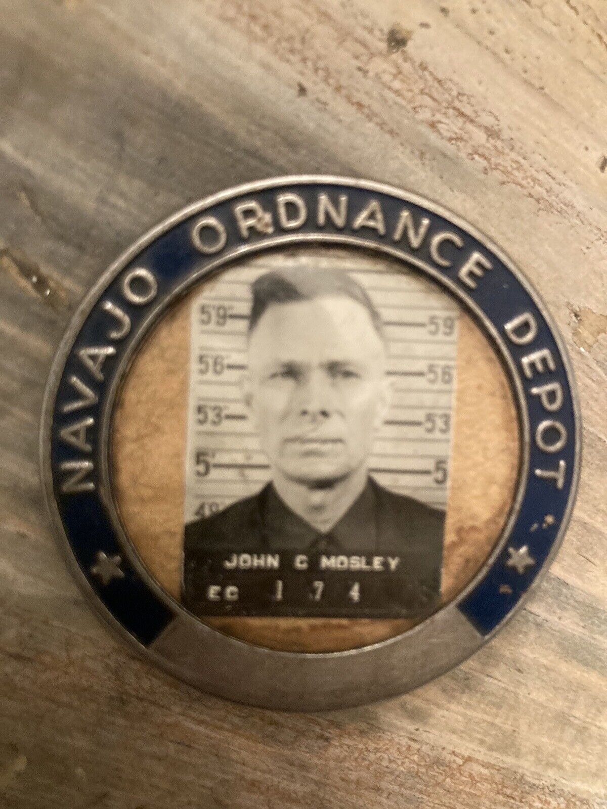 Navajo Ordnance Depot Badge Pin 1942 WW2 WWII Authentic War Relic Ultra Rare