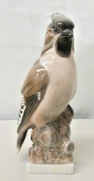 Antique Lyngby Denmark Copenhagen Icterine Warbler Bird RARE Porcelain Figurine