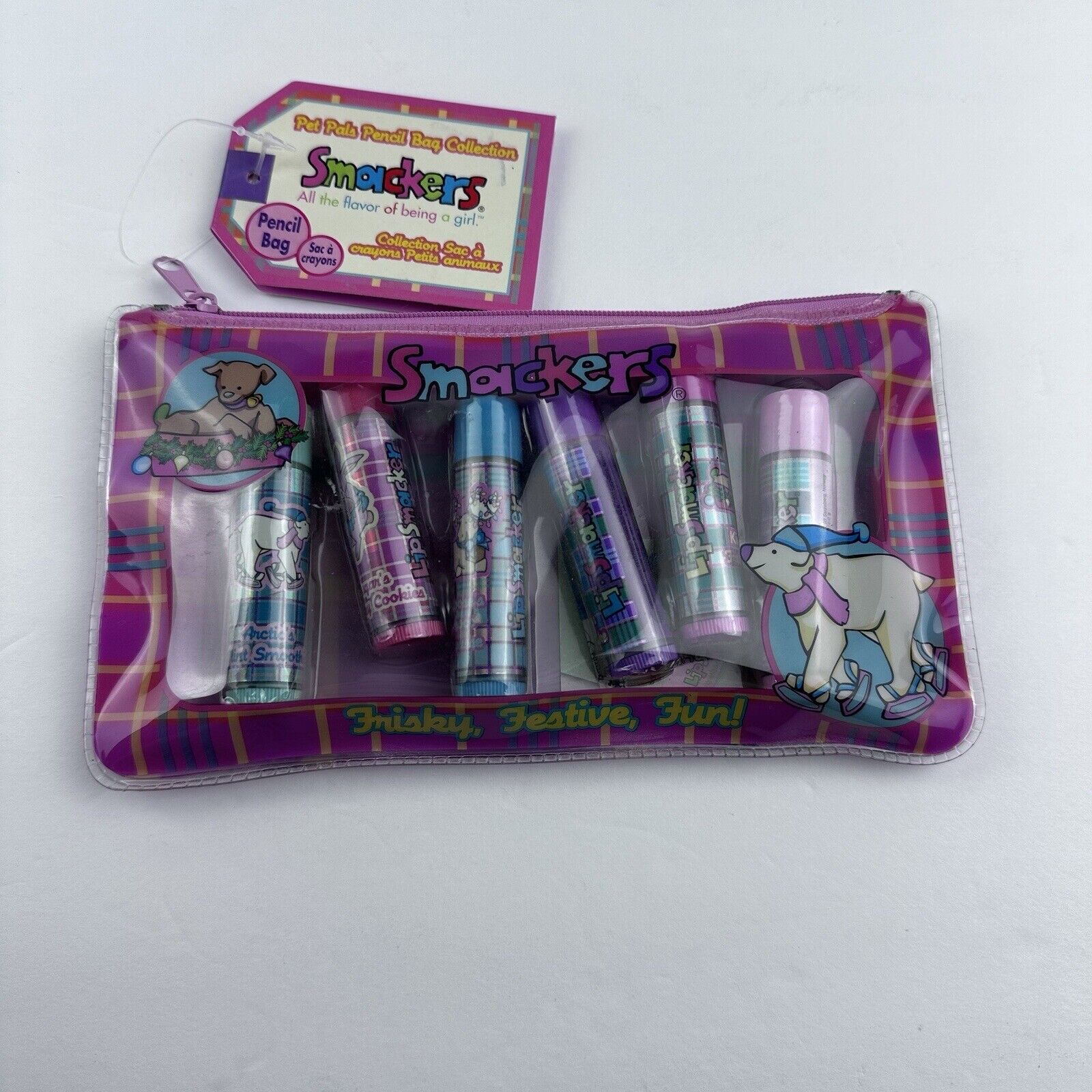 Vintage Bonne Bell Lip Smackers Collectibles New Lot 5 Lip Gloss Winter Animals