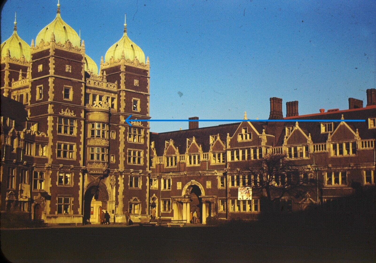 1940s 1950s 6X 35mm Red Border Slides U Penn Campus Students Philadelphia #1242