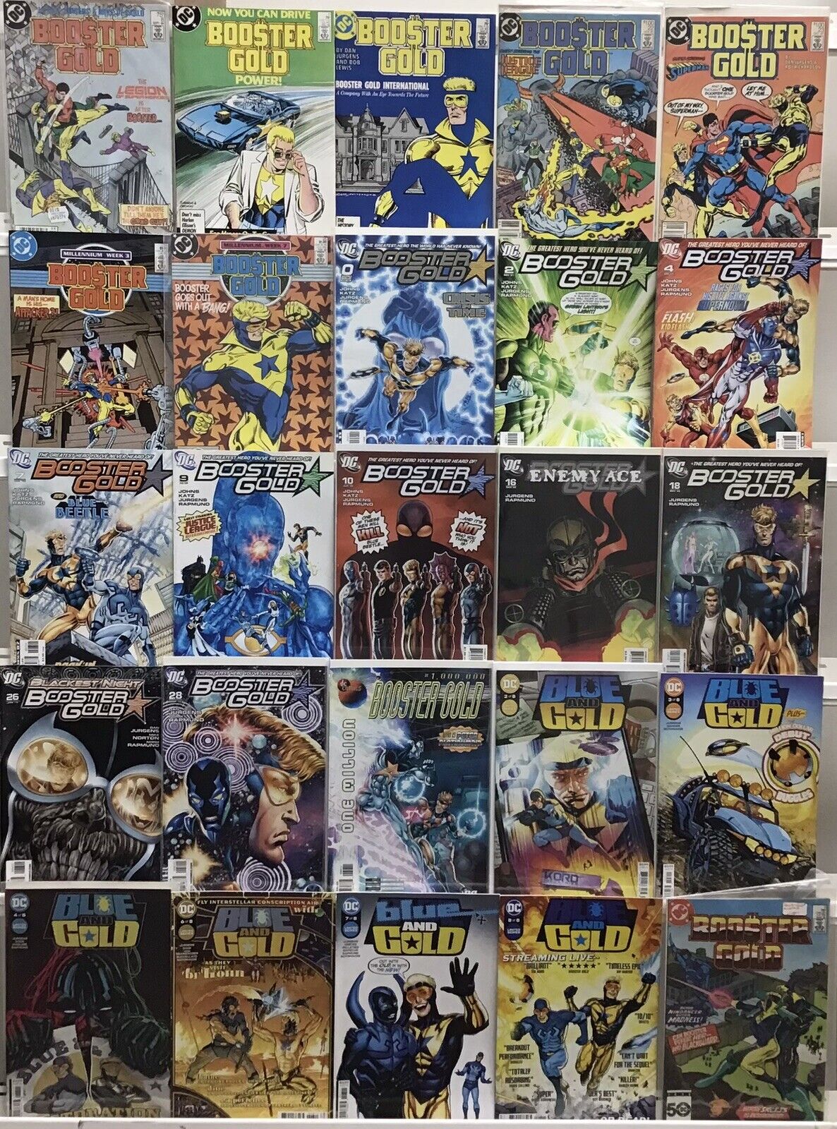 DC Comics - Booster Gold - Comic Book Lot Of 25