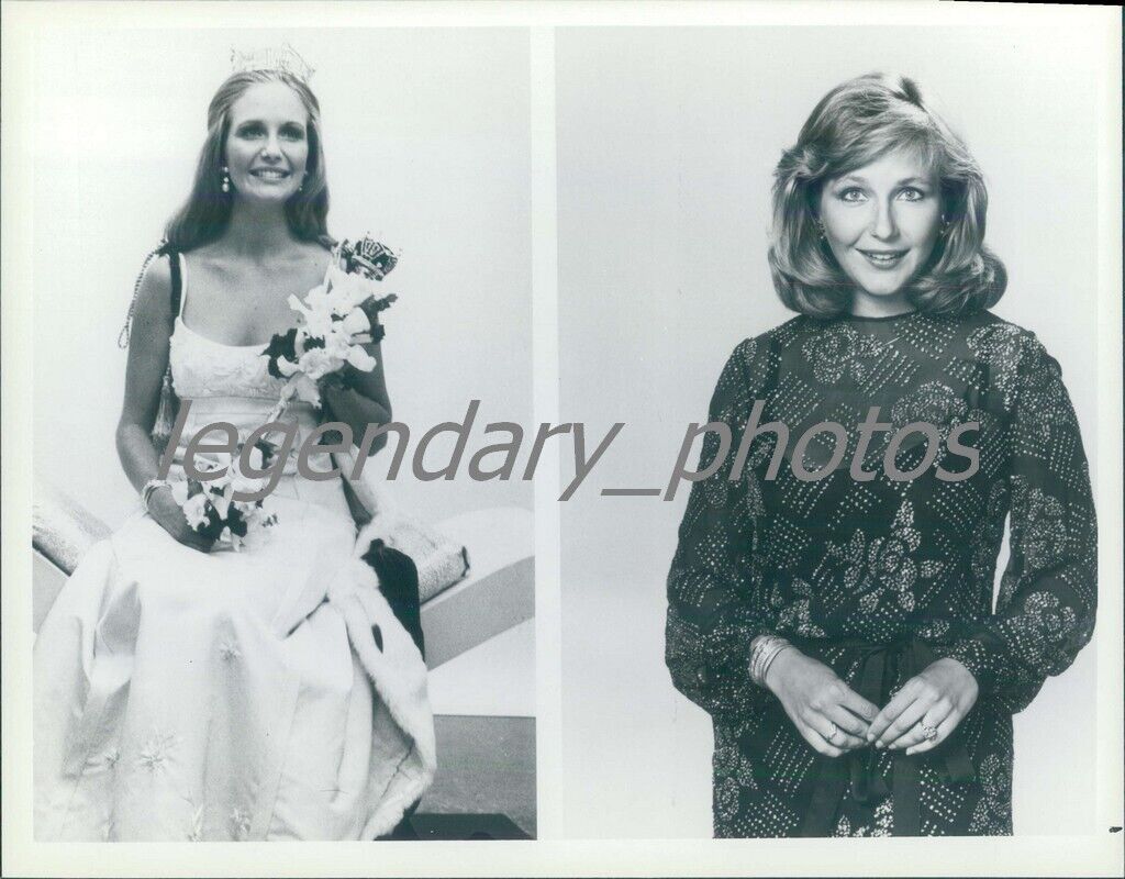 1974 and 1983 Images of Miss America Rebecca King Original News Service Photo