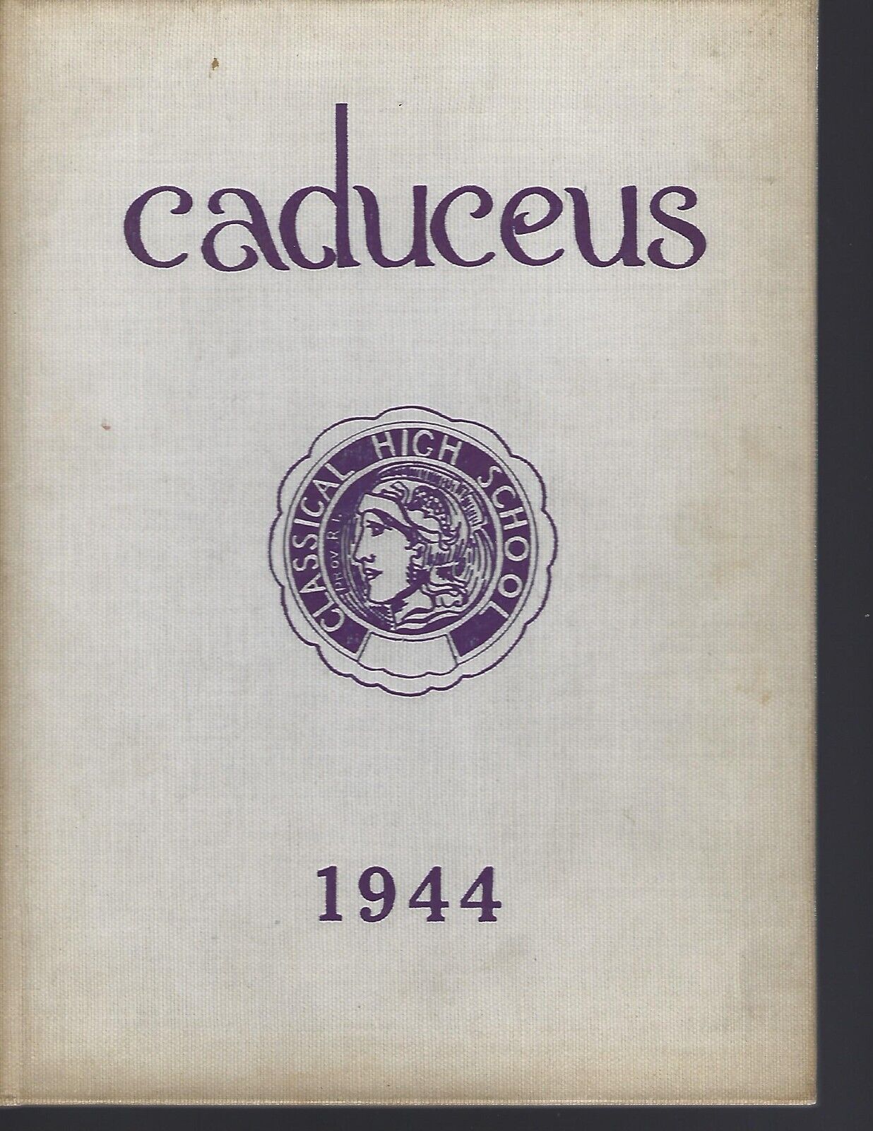 1944 CLASSICAL HIGH SCHOOL YEARBOOK, CADUCEUS, PROVIDENCE RHODE ISLAND-VERY GOOD