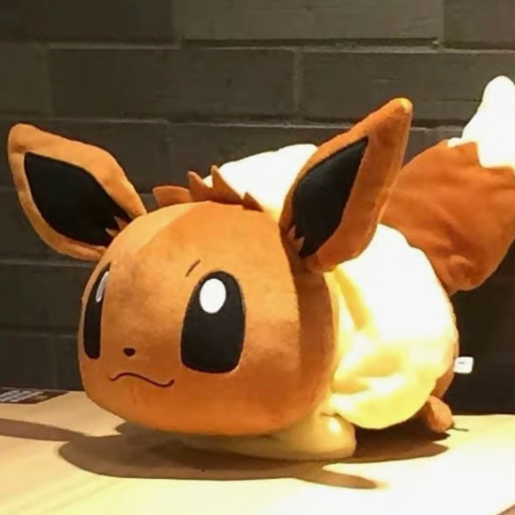 New Pokemon Eevee Plush Doll Big 20in Pillow Fox Stuff Animal Gift Anime Game