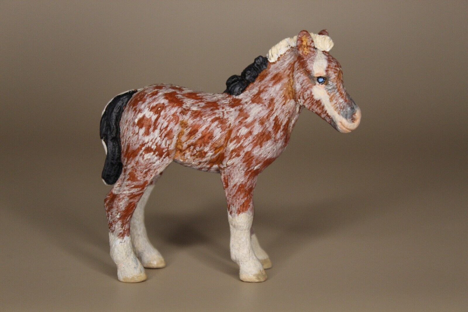 OOAK Schleich model horse pony foal custom