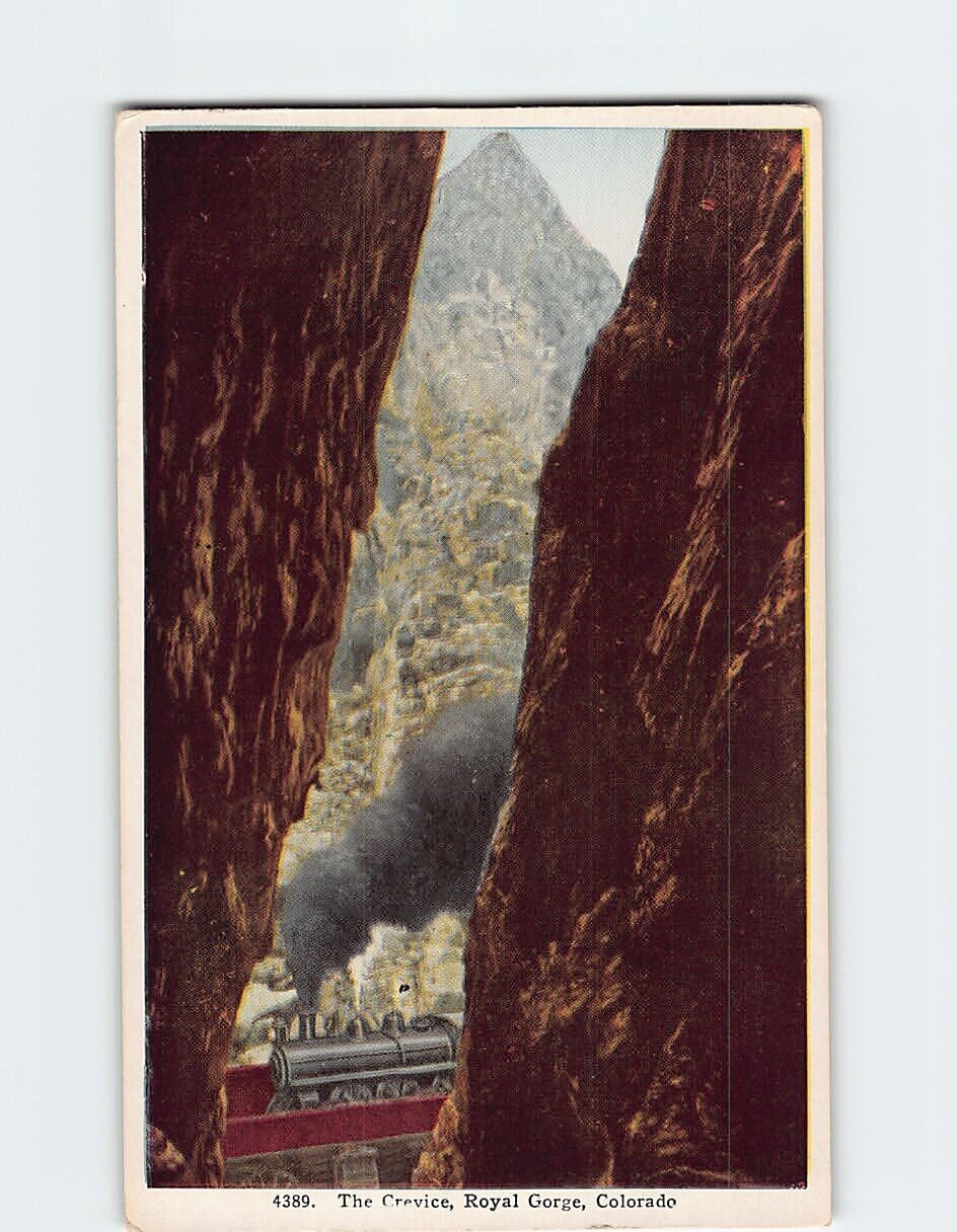 Postcard The Crevice, Royal Gorge, Colorado