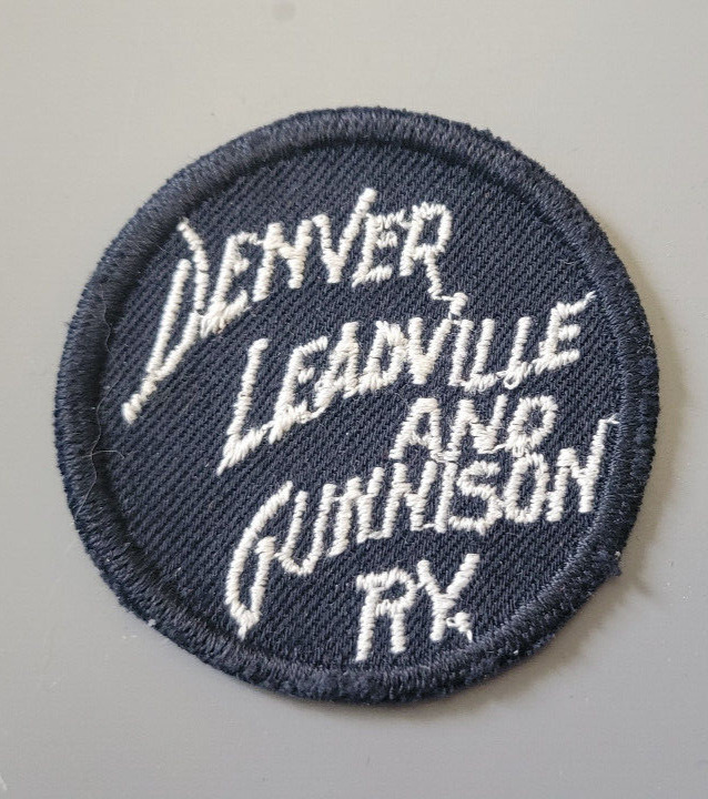 Vintage Denver Leadville and Gunnison Railway Narrow Gauge Embroidered Patch
