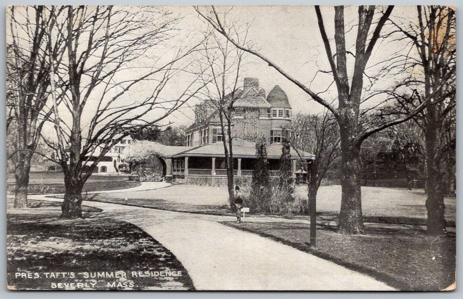 Beverly Massachusetts c1910 Postcard President Taft's Summer Residence