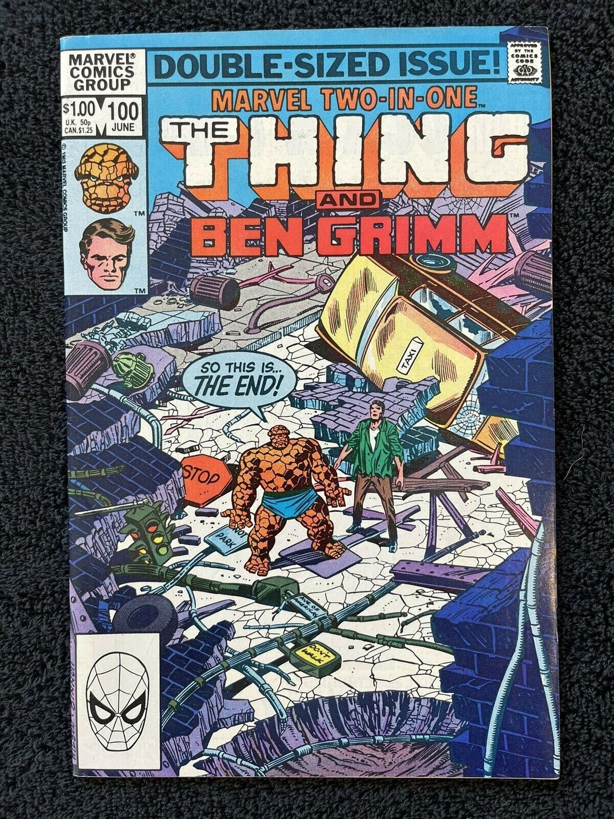 Marvel Two-In-One #100 (1983) Thing & Ben Grimm ~ Final Issue of Original Series
