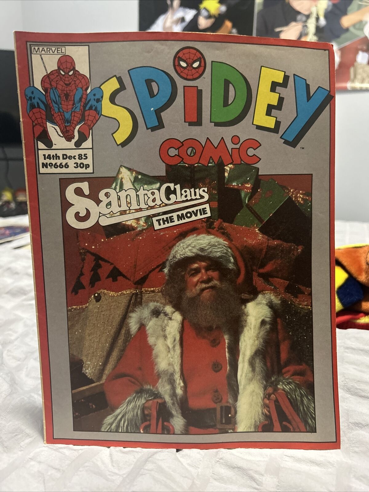 Spidey Comic (UK Spider-Man Weekly) #666 (Marvel 1985) Santa Claus the Movie