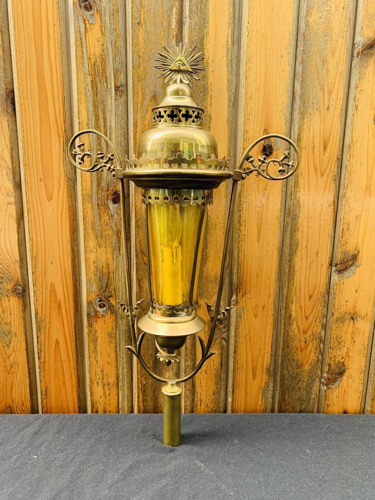 1930s Church Sanctuary Wall Candle Sconce