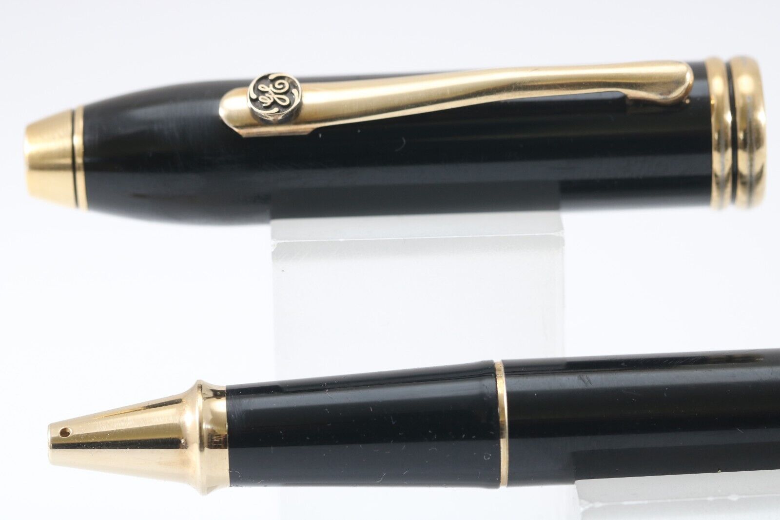 Vintage Cross Townsend Lacquered Black No. 575 Rollerball Pen, GT