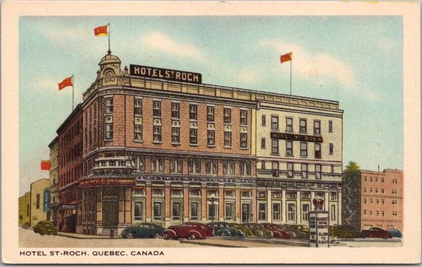 Vintage 1940s QUEBEC CITY, Canada Postcard 