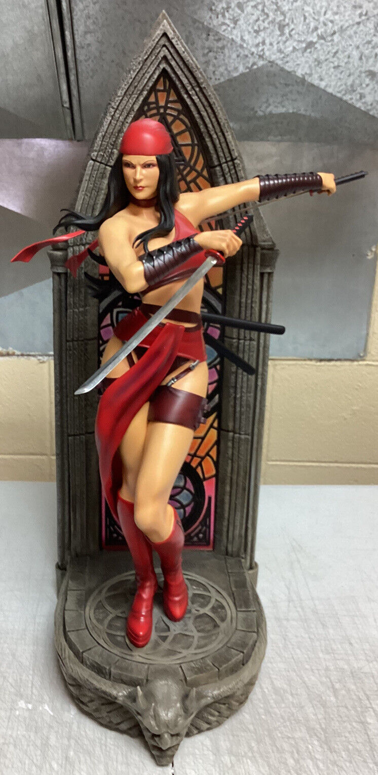 Elektra Natchios XM Studios 1/4 Scale Premium Statue Daredevil Marvel In Box (B)