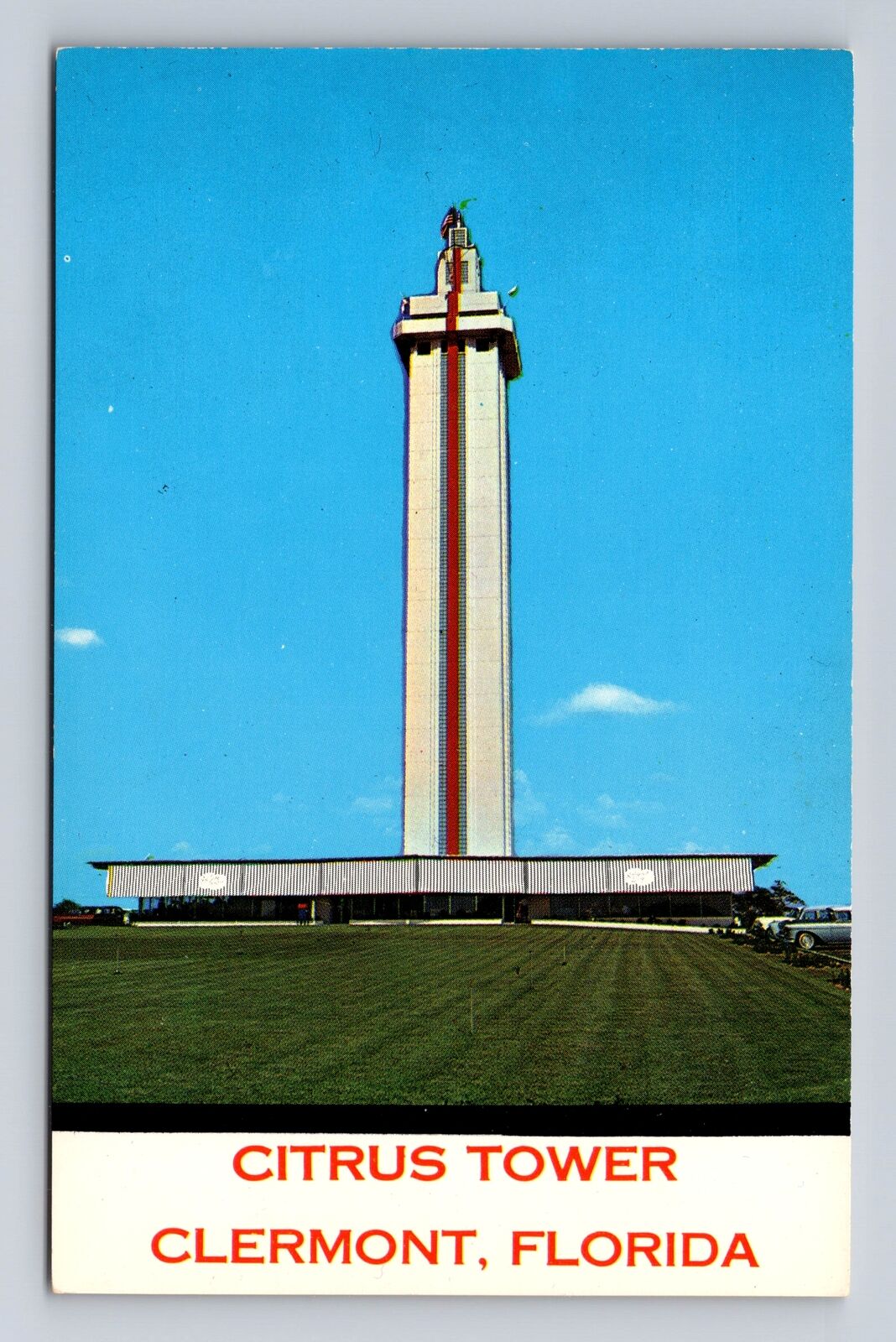 Clermont FL- Florida, Citrus Tower, Antique, Vintage Souvenir Postcard