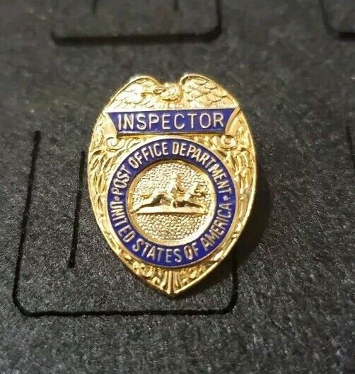 RARE USPS Post Office Department Inspector Pin United States Postal Service
