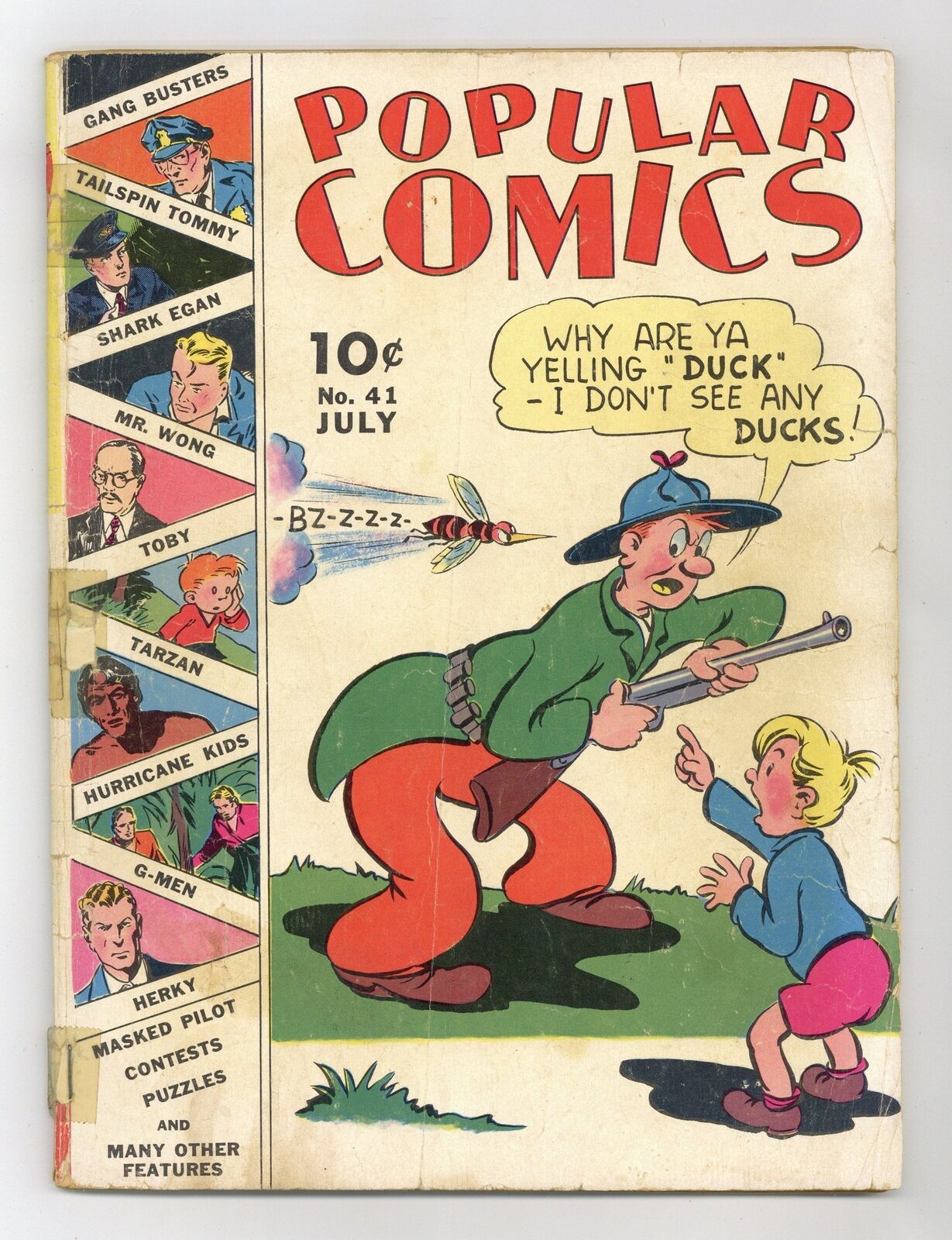 Popular Comics #41 GD- 1.8 RESTORED 1939