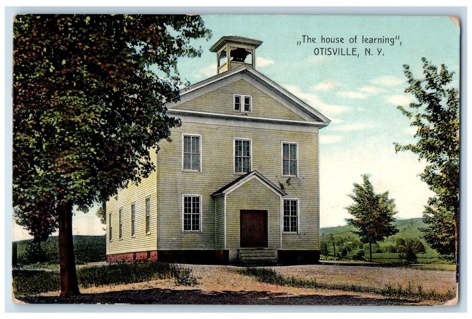 c1910\'s The House Of Learning Otisville New York NY Posted Antique Postcard