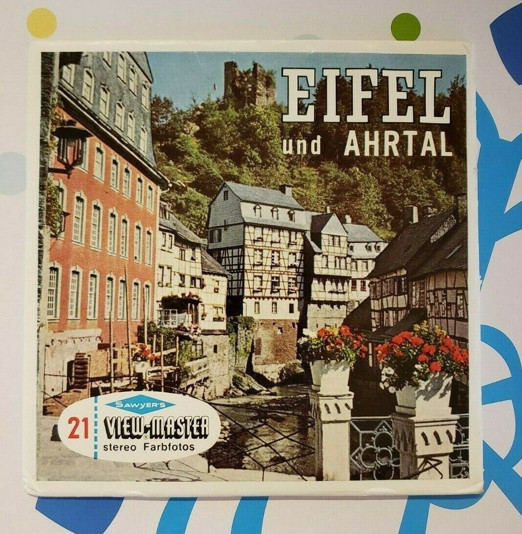 Vintage Sawyer\'s C425D Eifel und Ahrtal Germany view-master Reels Packet