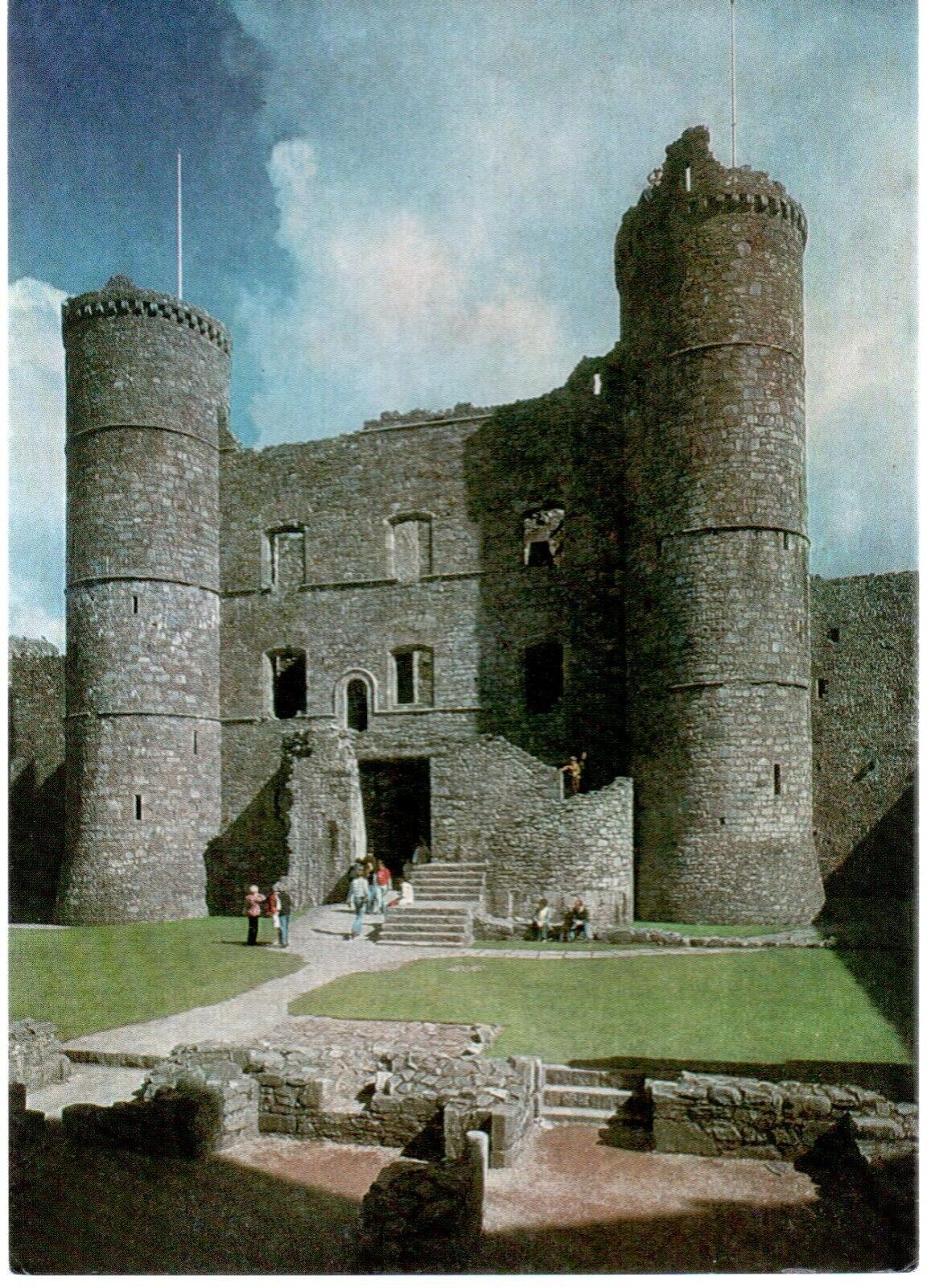 Picturesque N Wales Multiviews Castle Conway Falls Postcard Harlech Caerblaidd