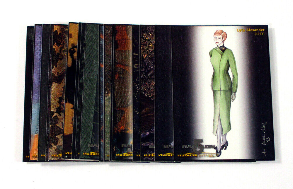 1997 Skybox Babylon 5 Costumes Trading Card Set (C1-C18) Nm/Mt