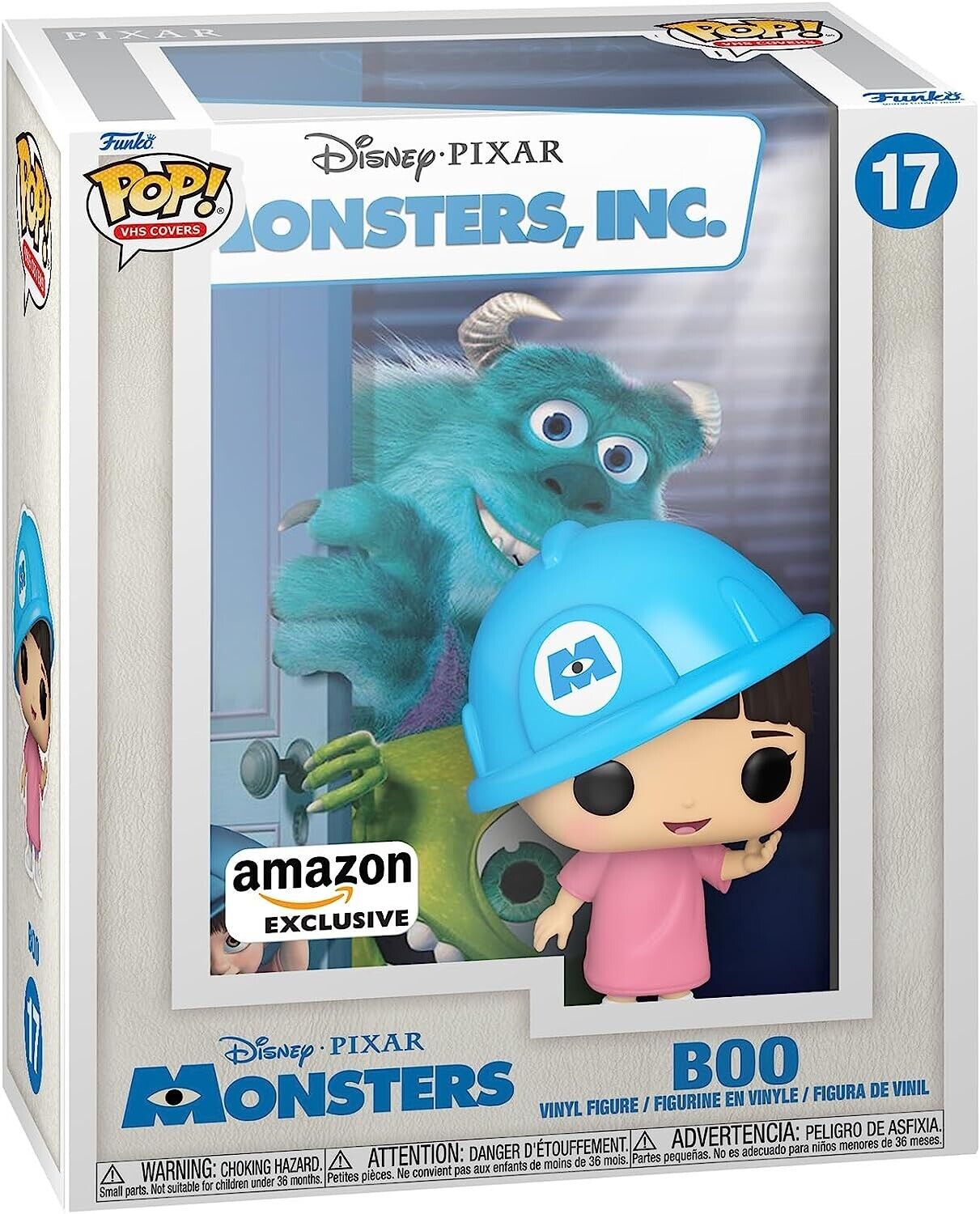 Funko Pop VHS Cover: Disney - Monsters, Inc., Boo with Hard Hat/NIB SHIPS FREE