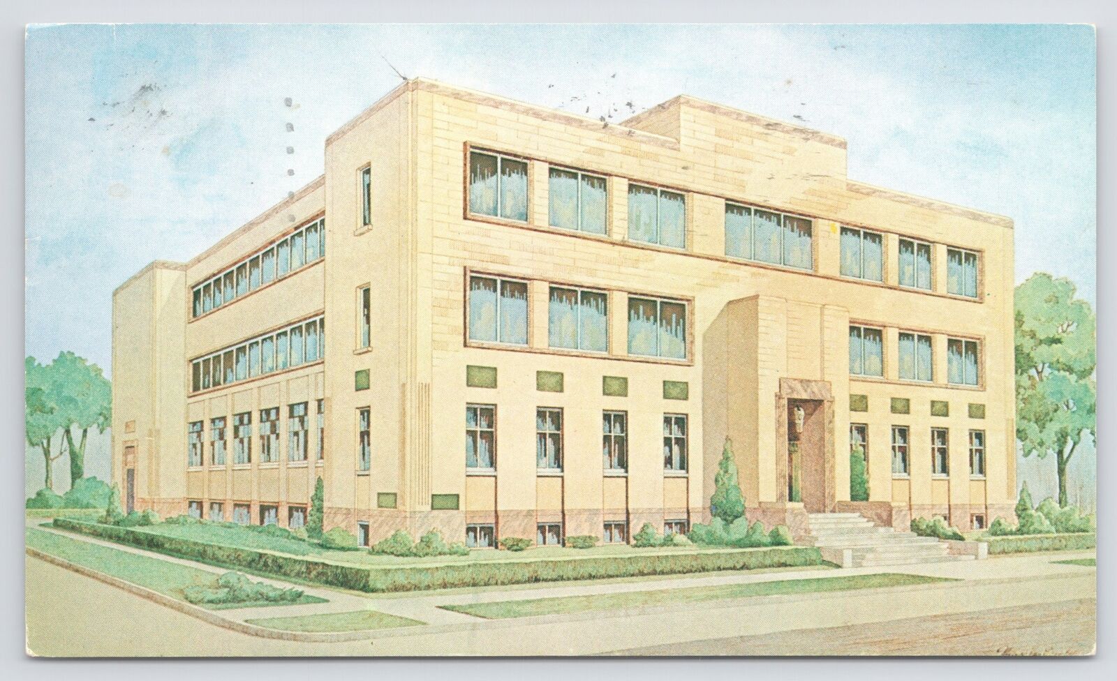 Home Office Bldg~Lutheran Mutual Life Insurance Company In Waverly IA~PM 1963 PC