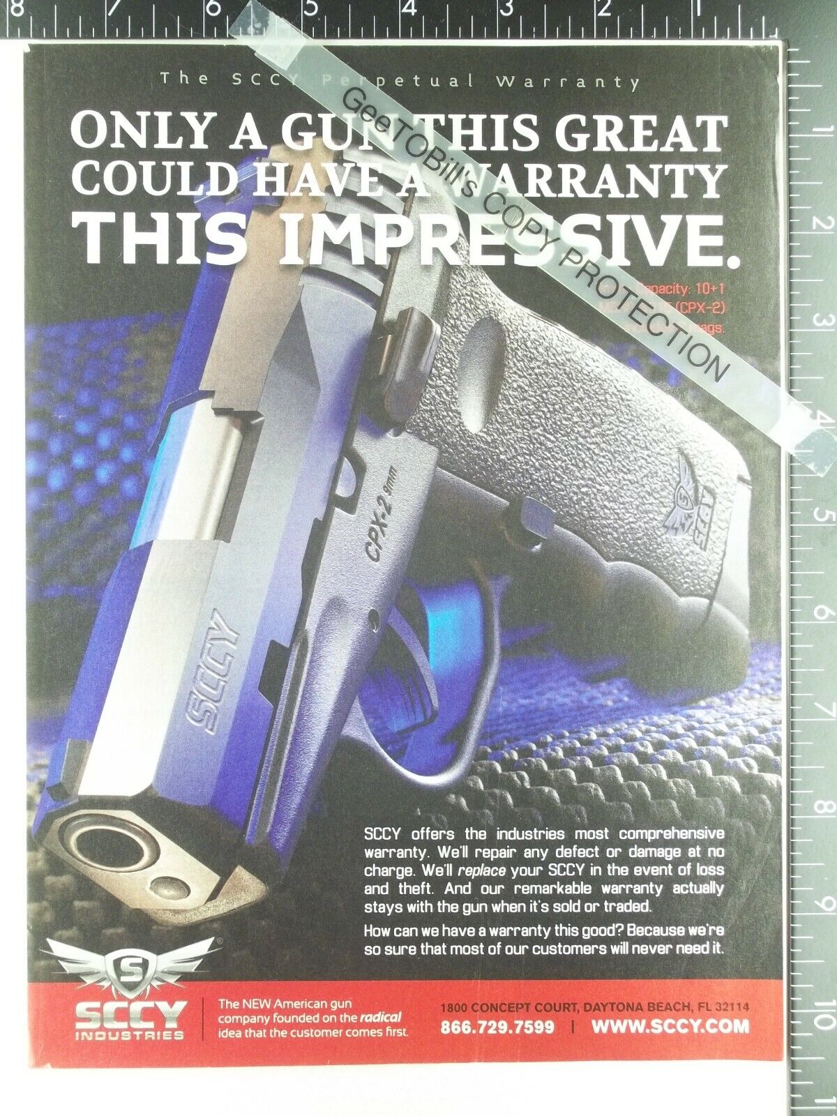 2015 ADVERTISING ADVERTISEMENT for SCCY CPX-2 9mm pistol gun AD
