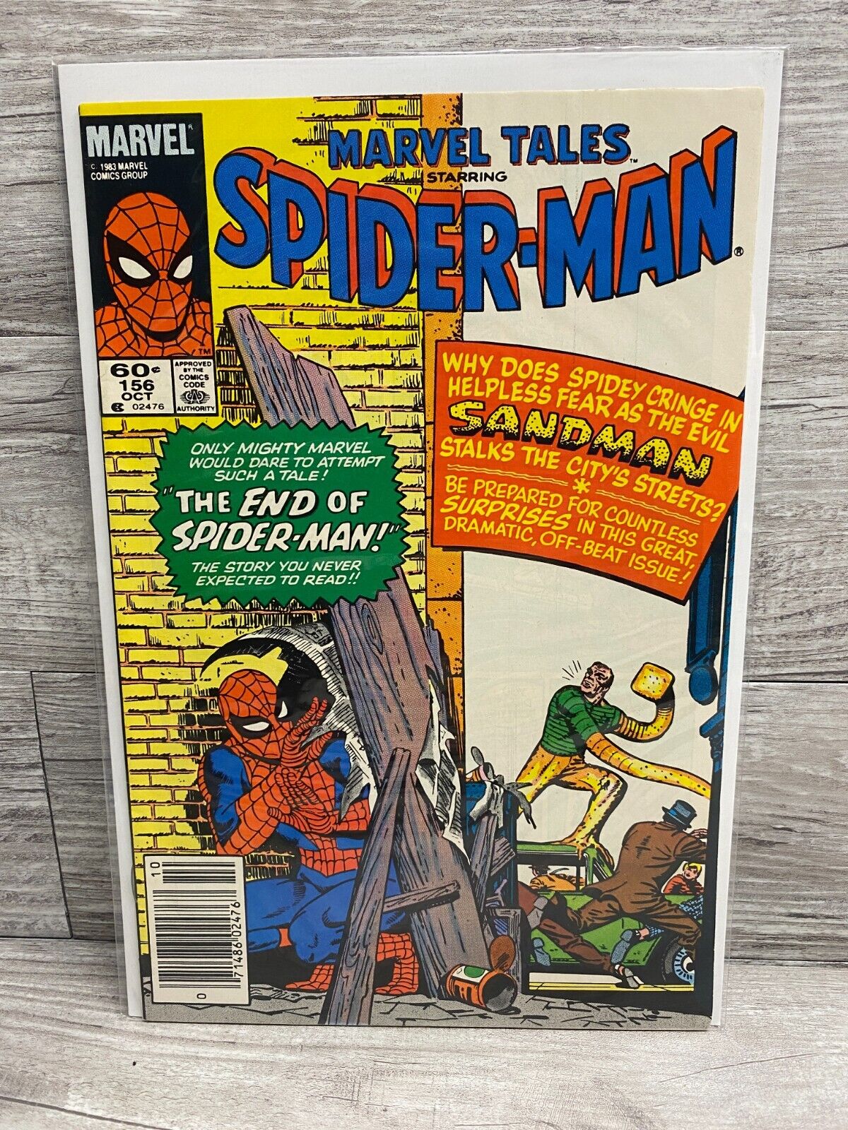 Marvel Tales Spider-Man vs Sandman #156 1983 Marvel Comics Comic Book