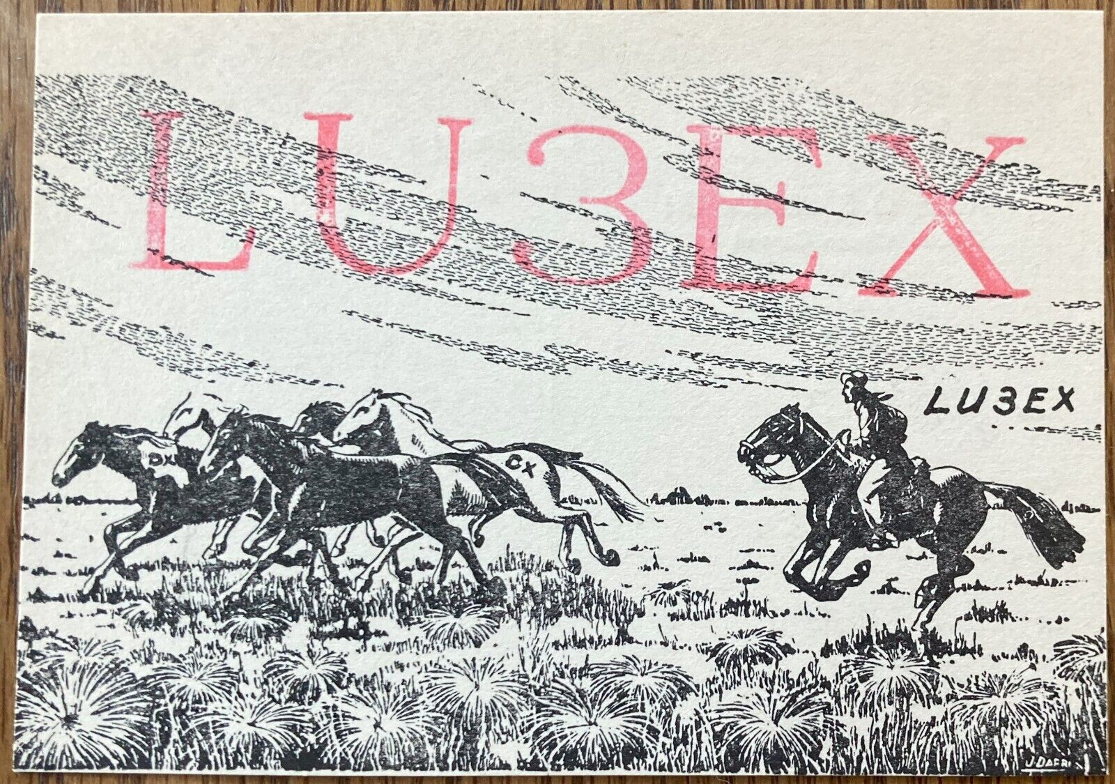 QSL Card - Buenos Aires Argentina  Alfredo E. Lieberwirth  LU3EX 1970 Postcard