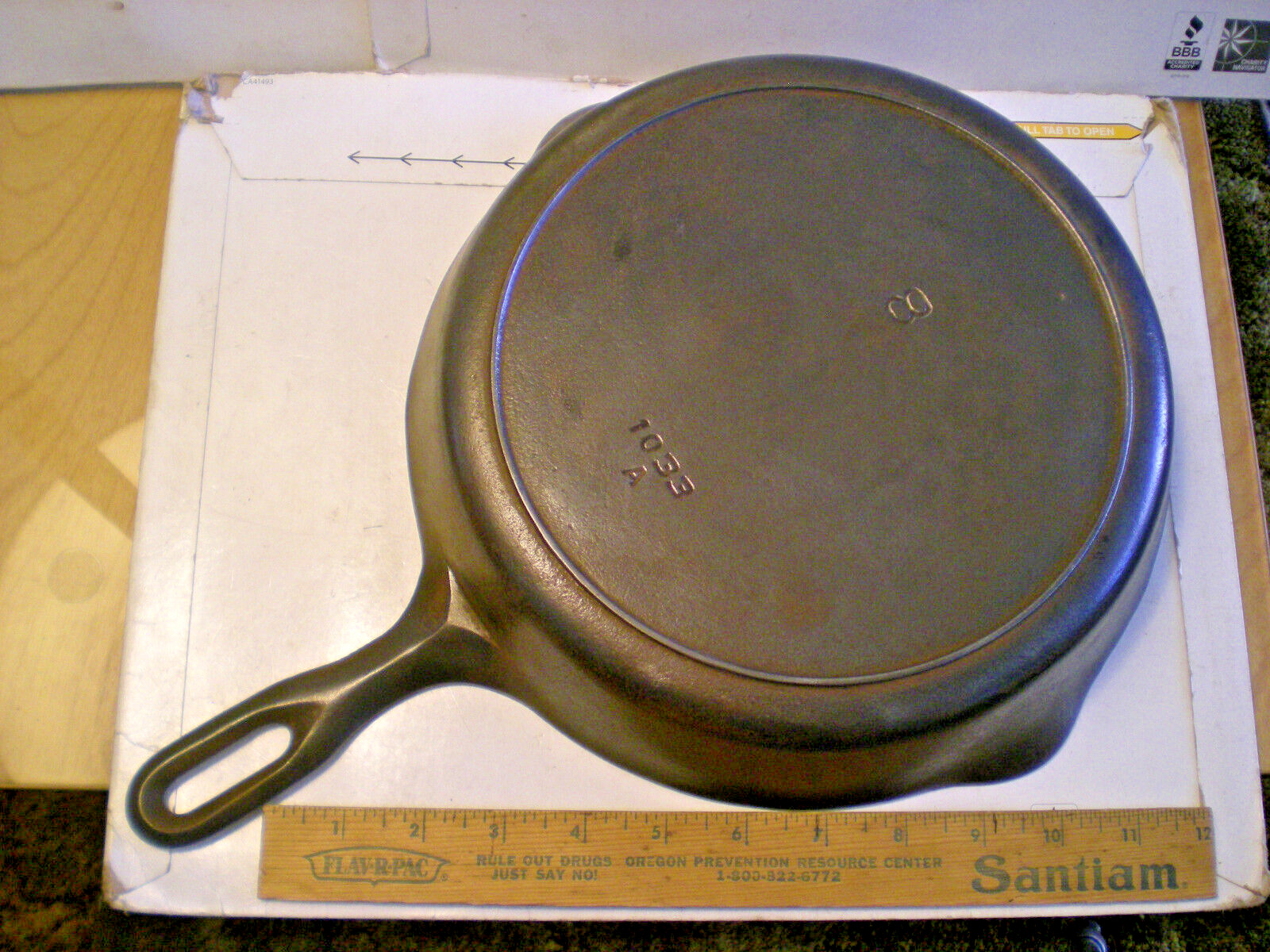 Griswold Iron Mountain 1033A Cast Iron Skillet