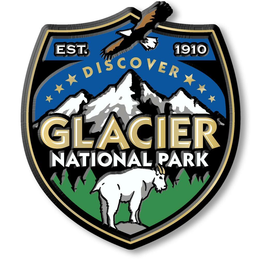 Glacier National Park Magnet by Classic Magnets