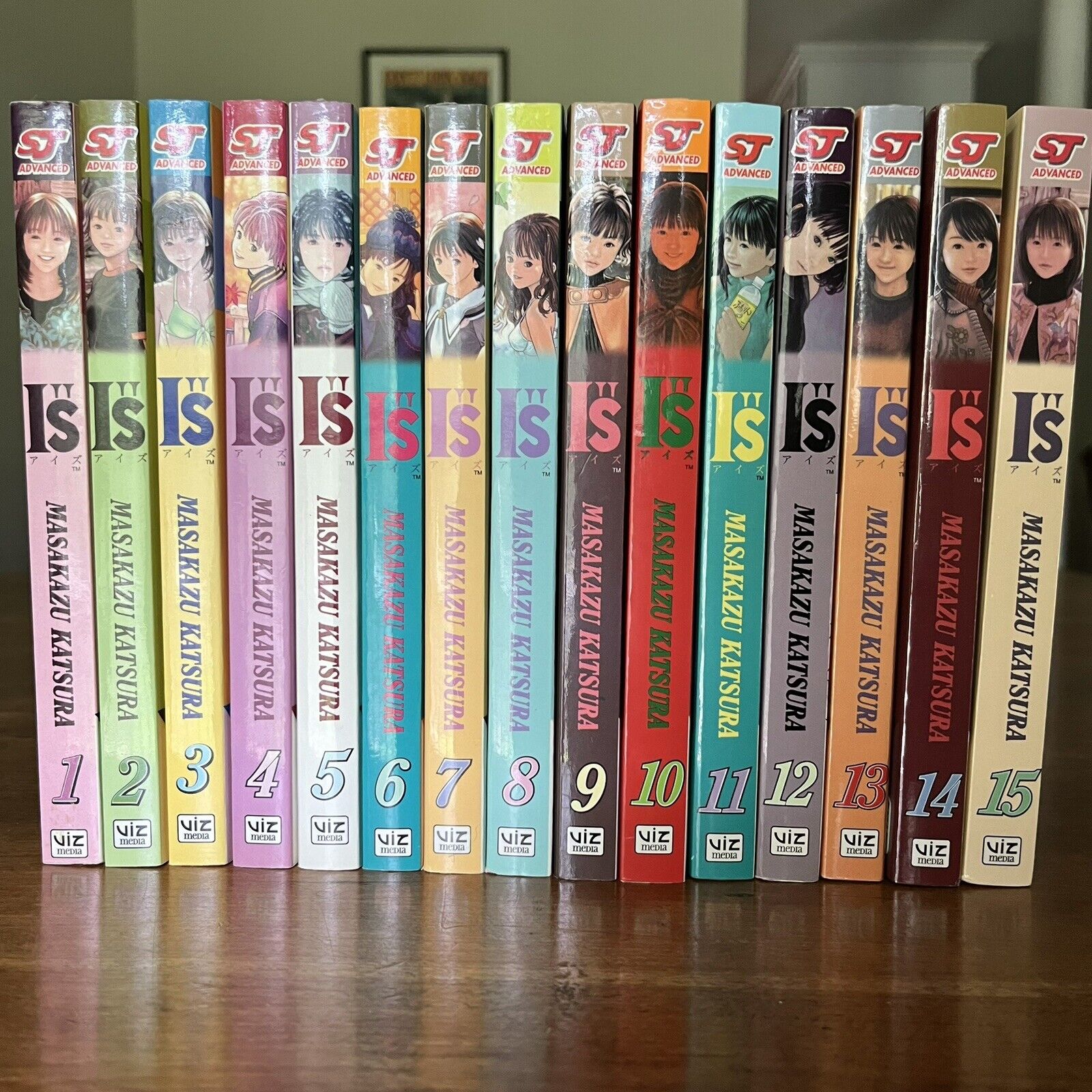 Is I”s Vol 1-15 Complete Manga Masakazu Katsura Shonen Jump Advanced Teen Drama