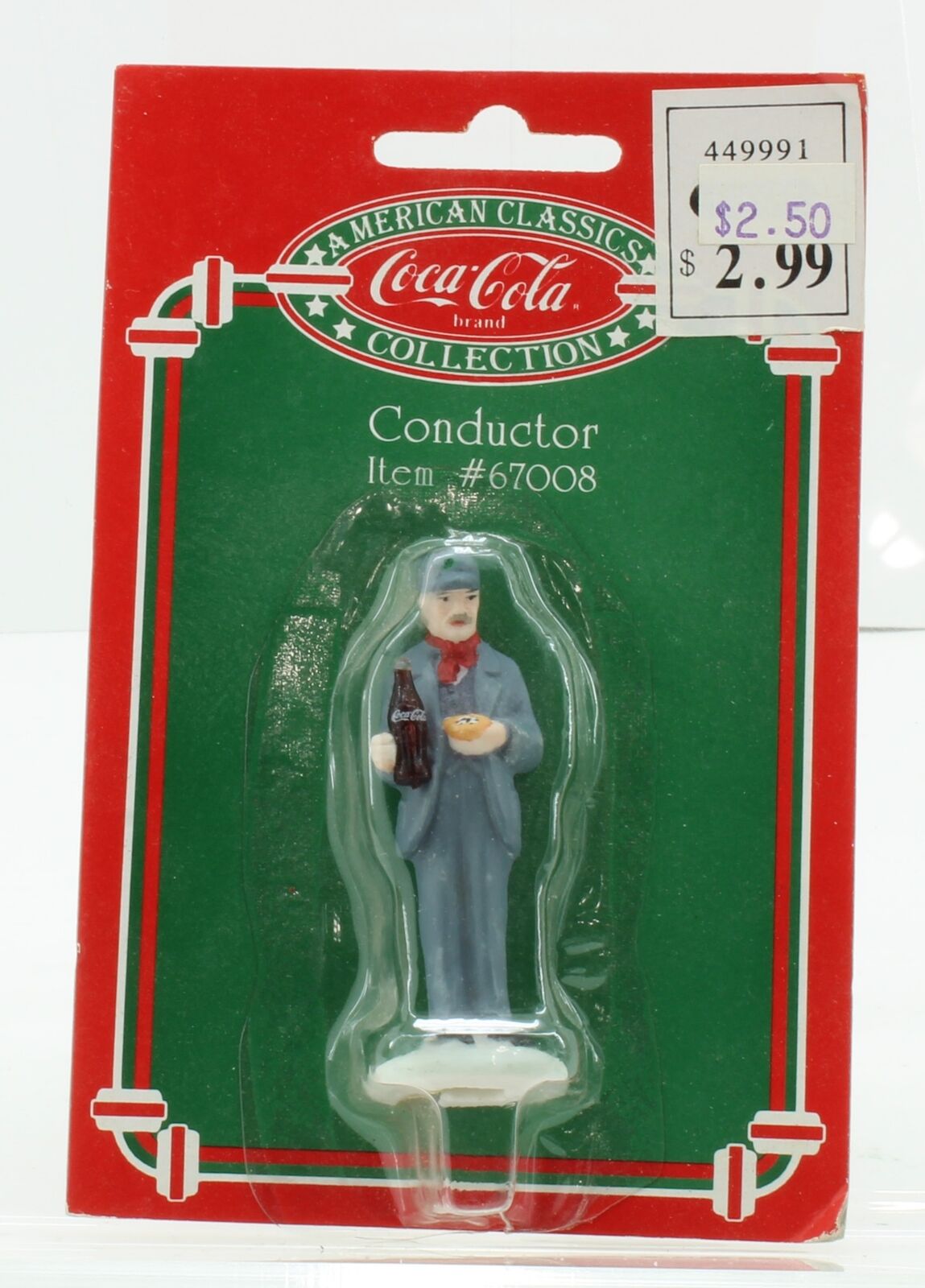 Coca-Cola - American Classics Collection Conductor #67008 Christmas Figure -1995