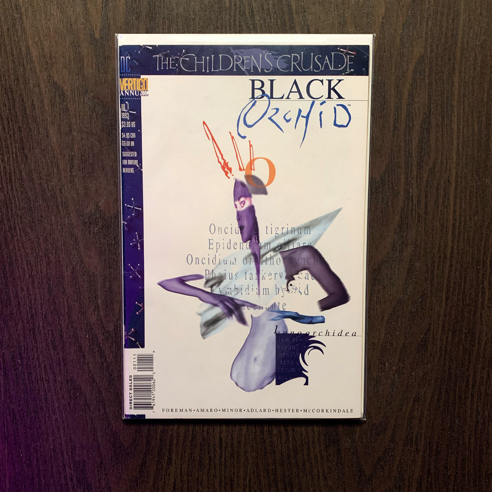 Black Orchid Annual #1: Vertigo Comics (1993) VF - The Children’s Crusade tie-in