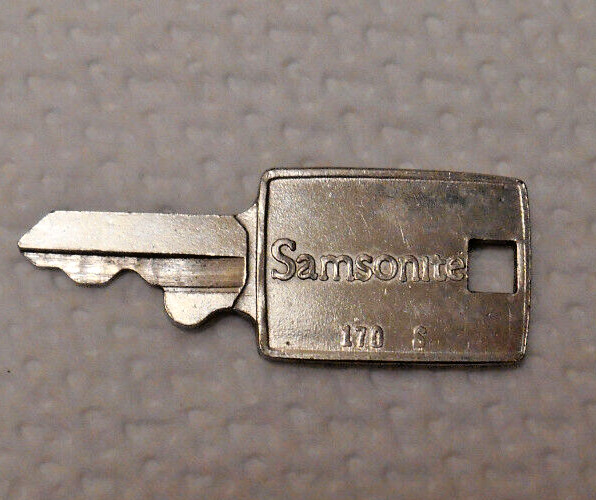 Vintage Old Antique Original Samsonite Luggage Suitcase Key # 170S 170 S NICE