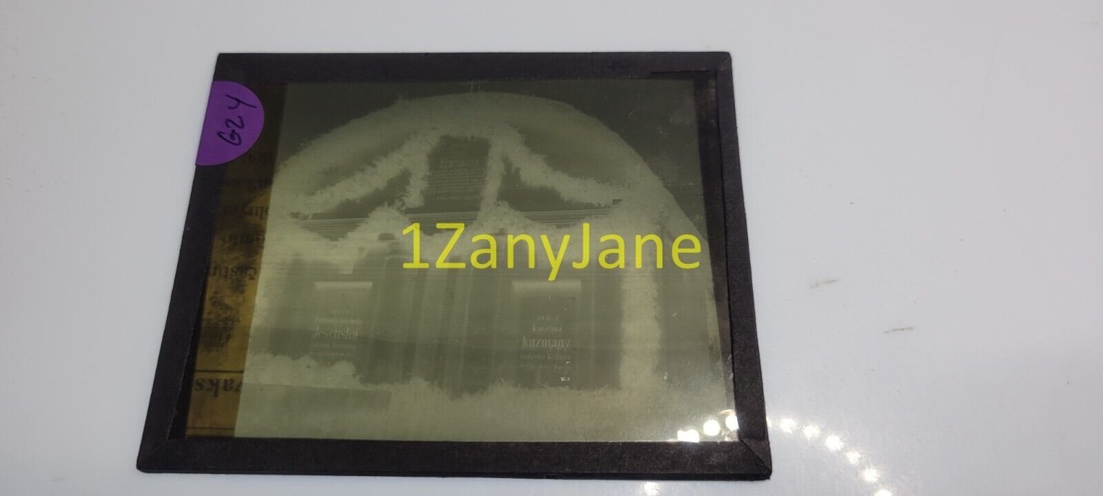 G24 GLASS Slide or Negative 2 WINDOW/DOORS WITH WRITING