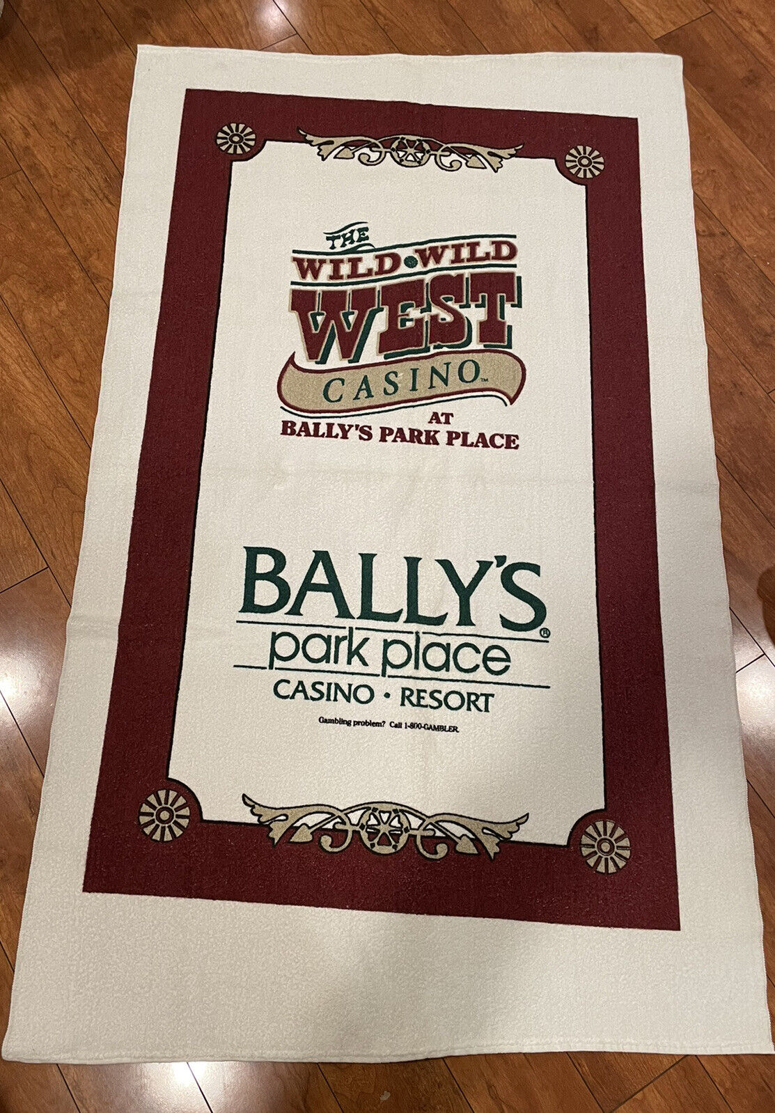 Vintage Wild Wild West Casino Resort  Bally’s Park Place Bath or Beach Towel