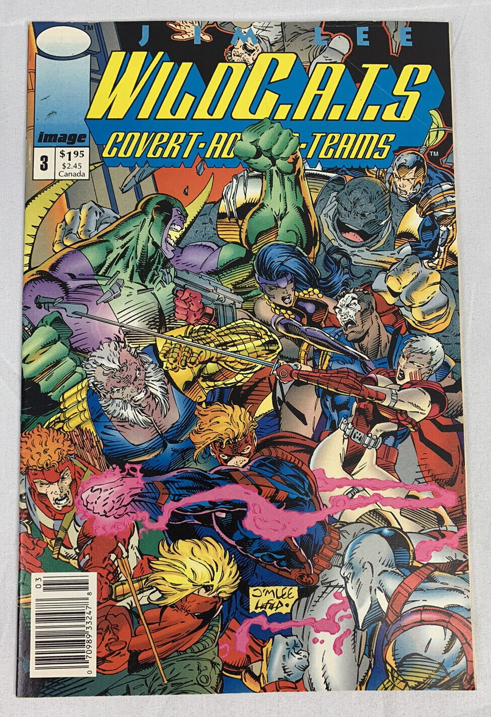 Wild C.A.T.S #3 - Image Comics - 1992 - Excellent Condition - Rare Comic Book