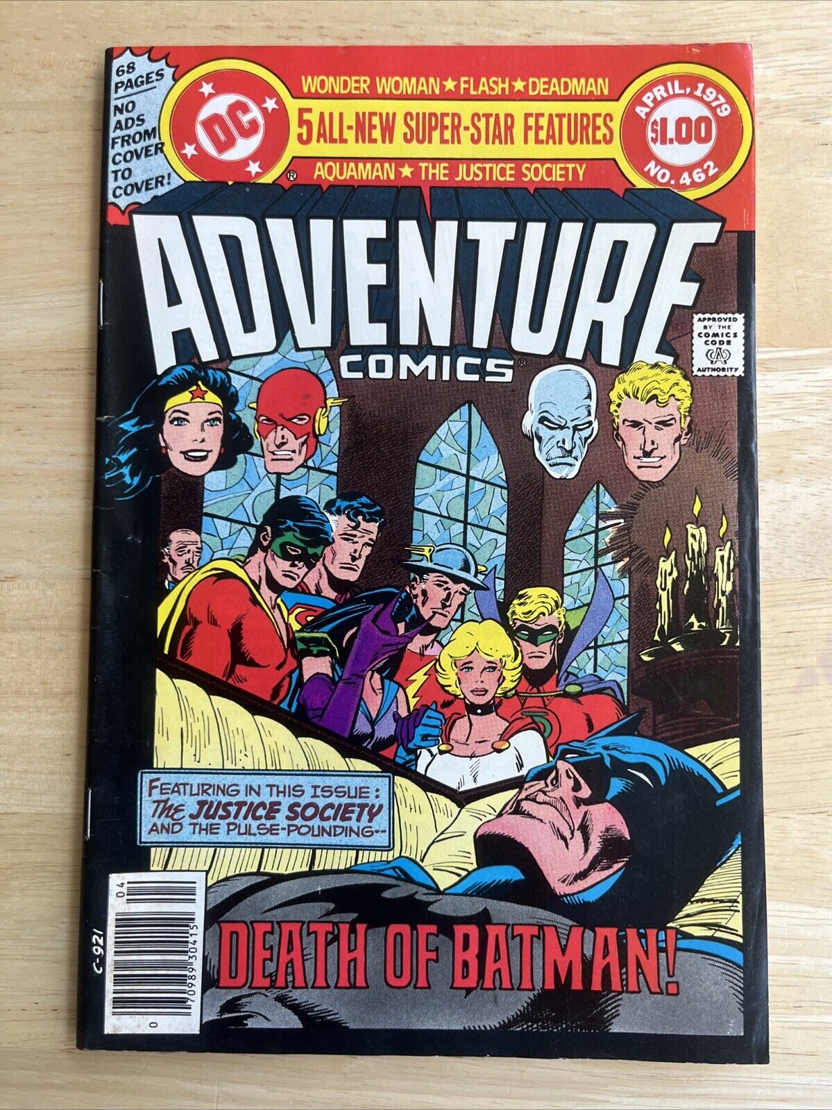 1979 Adventure Comics 462 | DC Comics | Death Of Batman | Nice Copy🔥🔑