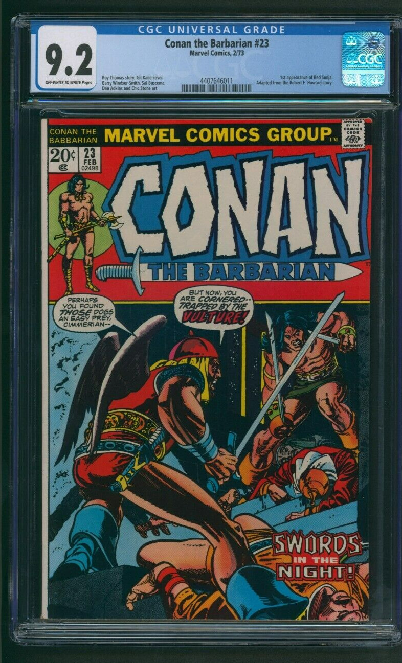 Conan the Barbarian #23 CGC 9.2 1st appearance Red Sonja Marvel Comics 1973