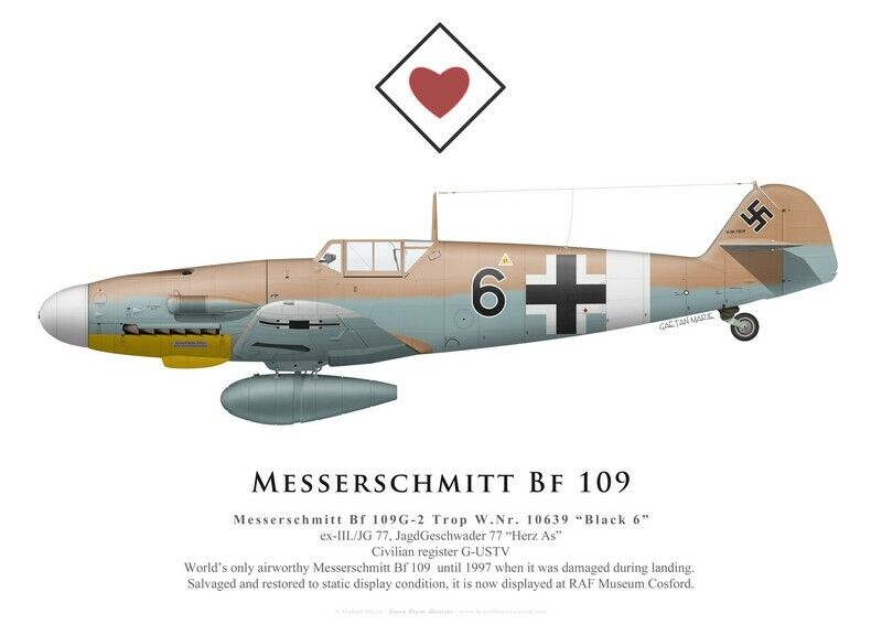 Print Messerschmitt Bf 109G-2 \